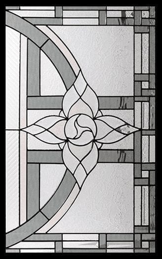 Anabelle Stained Glass Door Insert
