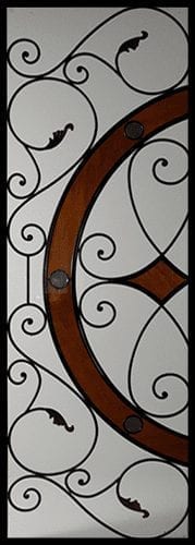 Bennington Stained Glass Door Insert