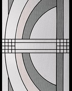 Imperial Stained Glass Door Insert