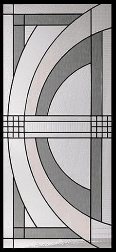 Imperial Stained Glass Door Insert